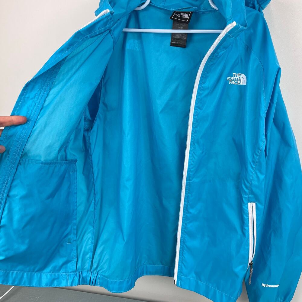 The North Face Girls Blue Hydrenalite Windbreaker Rain Jacket 10/12 - Picture 5 of 8